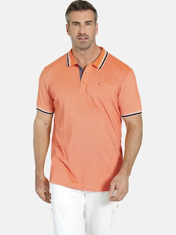 T-Shirt Charles Colby en orange : devant