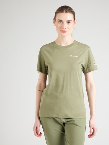 Maglietta di Champion Authentic Athletic Apparel in verde: frontale