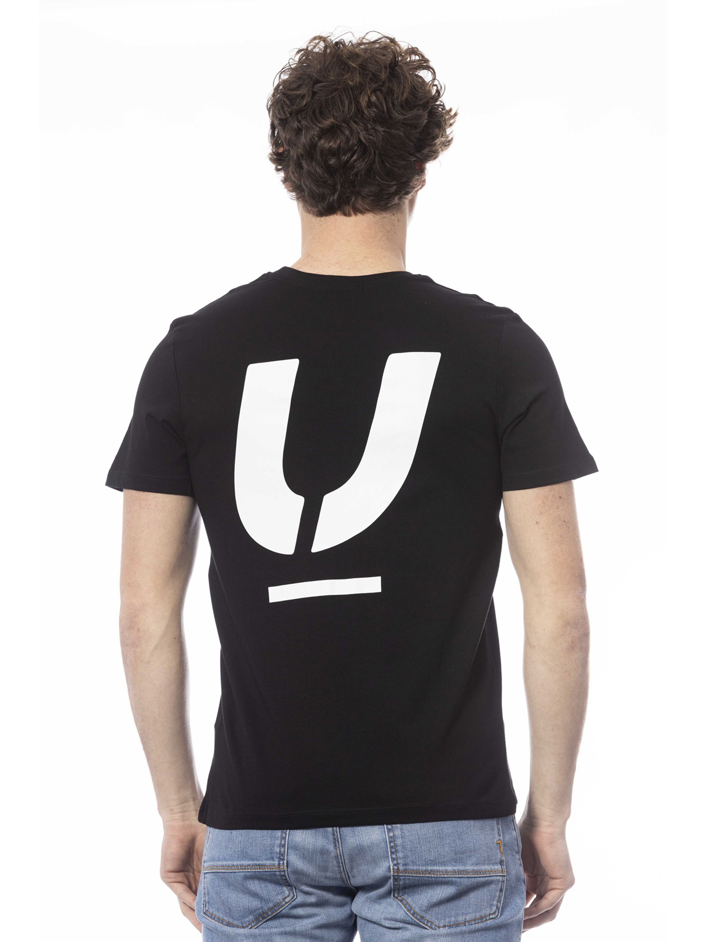 Top 'T-Shirt Uomo Ungaro 100% Cotone - Crew Neck Logo' di Ungaro in nero