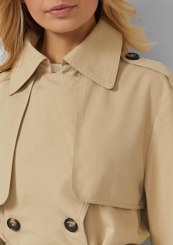 s.Oliver Between-Seasons Coat in Beige