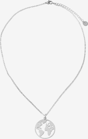 GOOD.designs Necklace 'Welt' in Silver: front