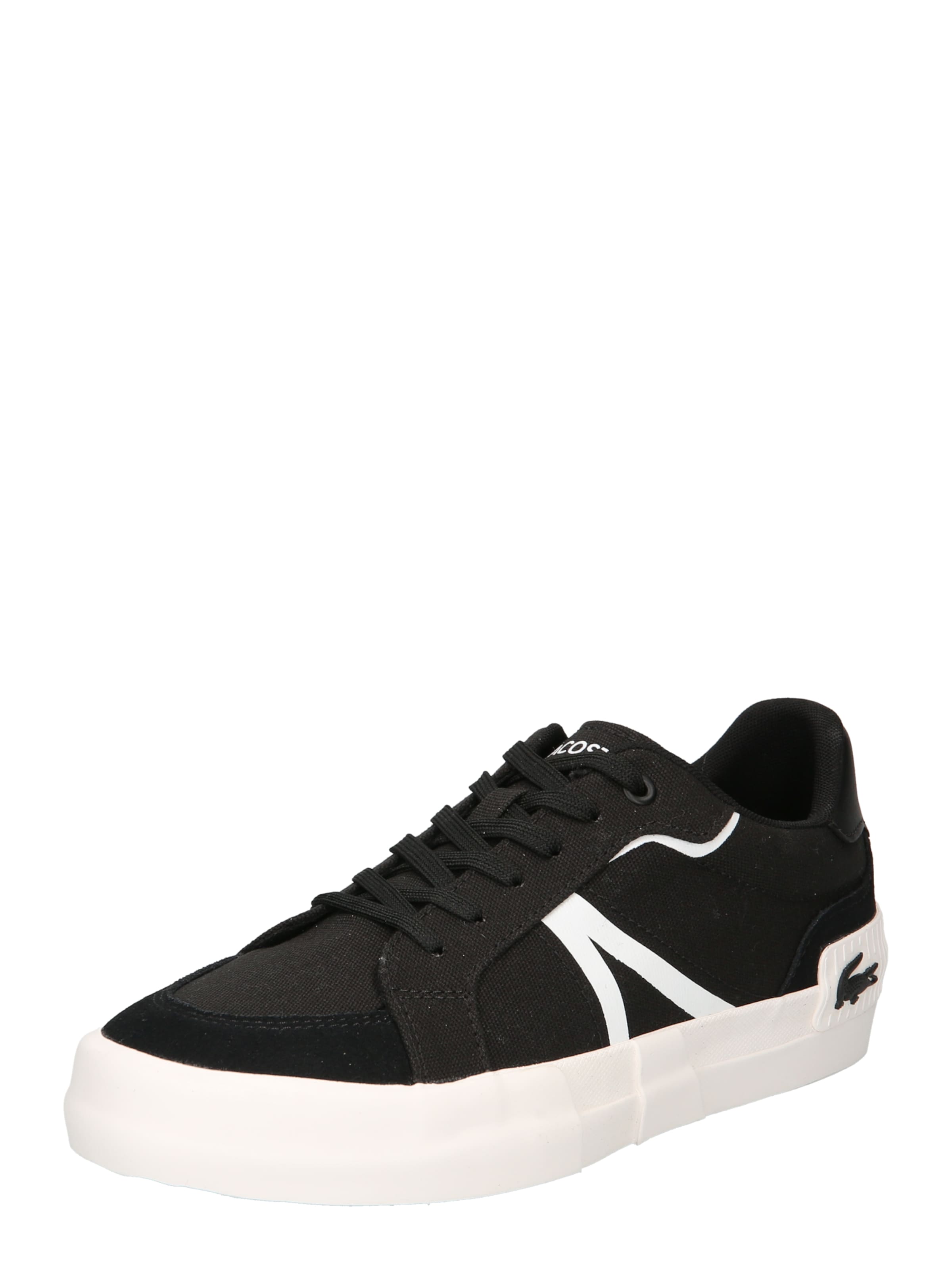 LACOSTE Sneakers in Black: front