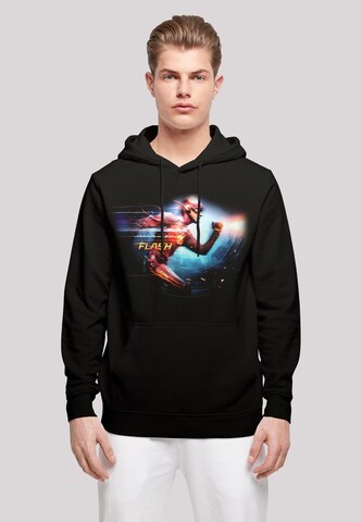 F4NT4STIC Sweatshirt 'DC Comics The Flash Sparks' in Black: front