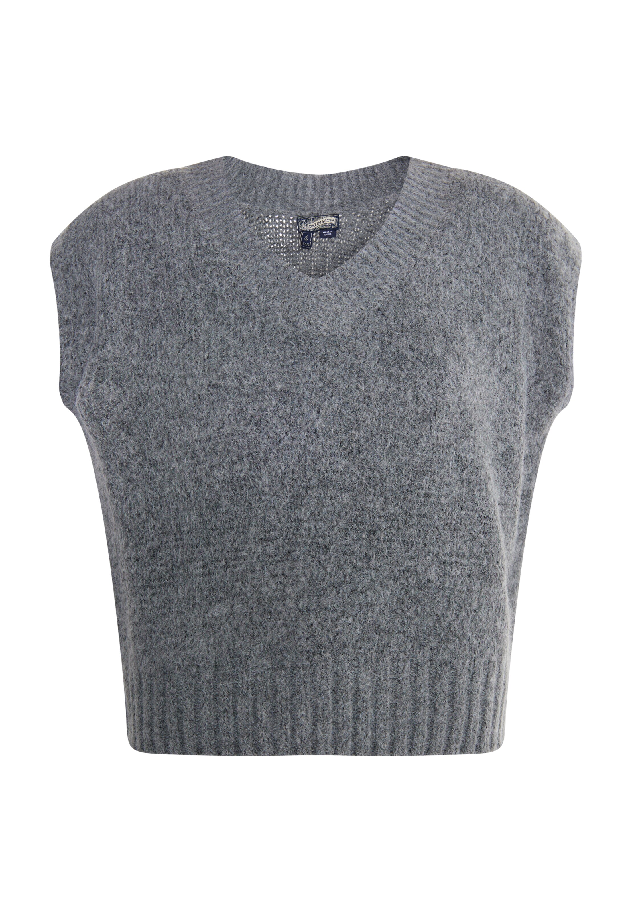 DreiMaster Vintage Pullunder in Grau: Vorderseite