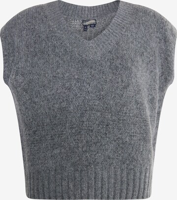 Pull-over DreiMaster Vintage en gris : devant