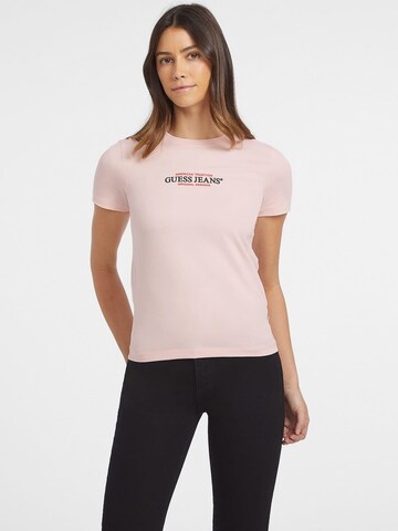 GUESS JEANS Shirt in Pink: front