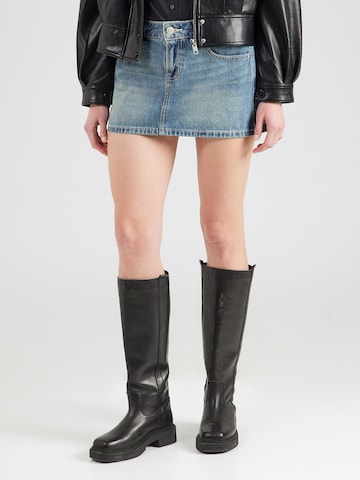 HOLLISTER Φούστα σε μπλε: μπροστά