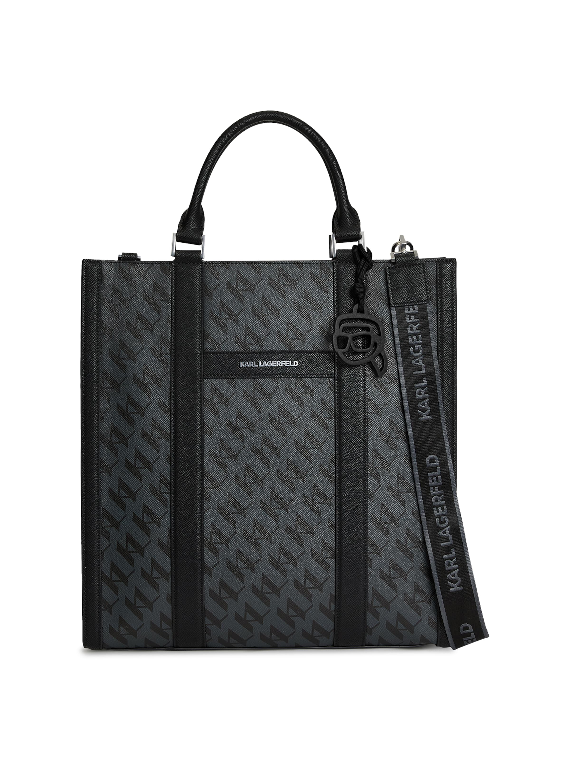 Karl Lagerfeld - Shopper 'Ikon' en negro: frente