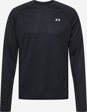Newline - Camiseta funcional en negro: frente