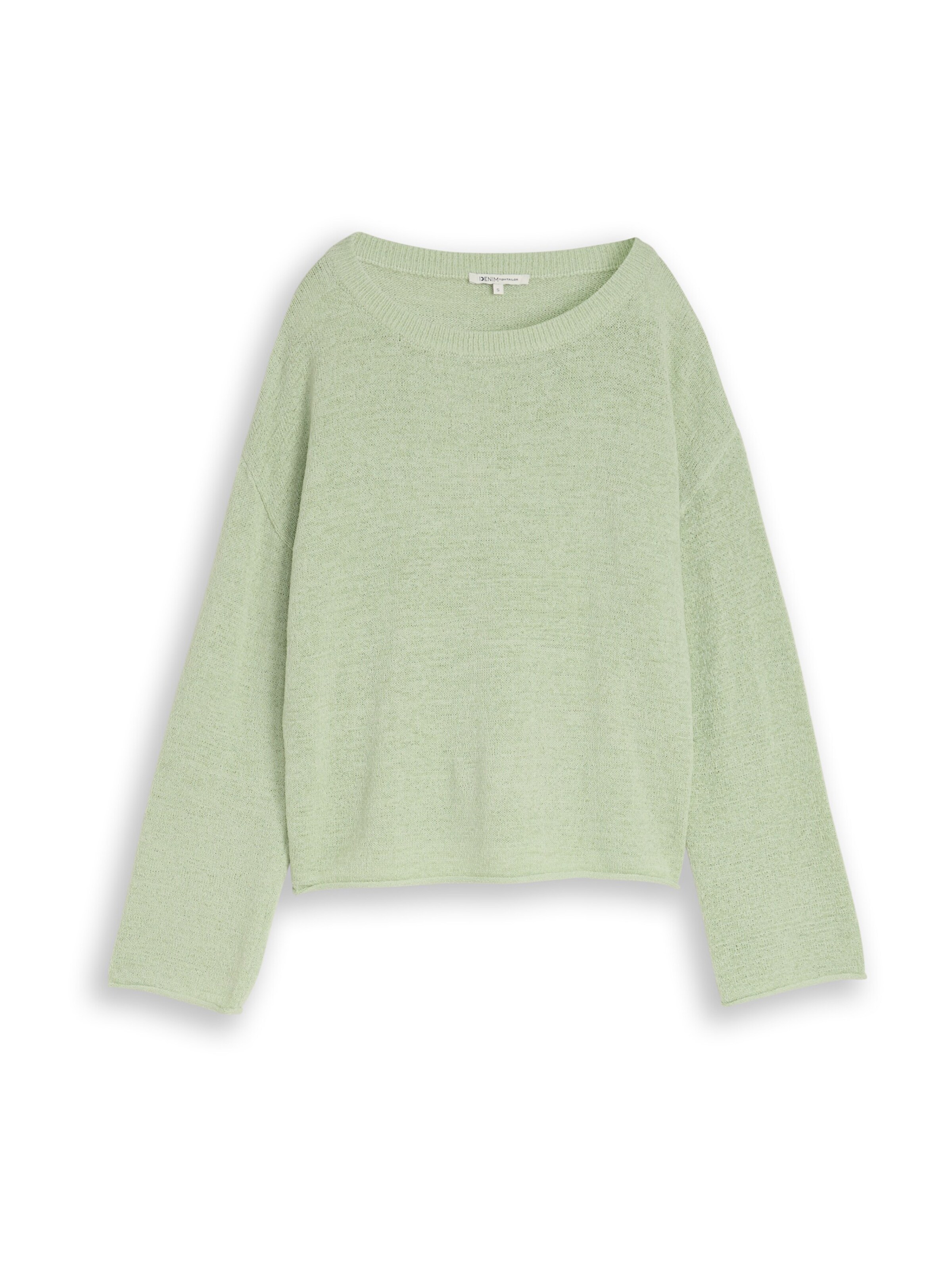 TOM TAILOR DENIM Pullover in Grün: Vorderseite