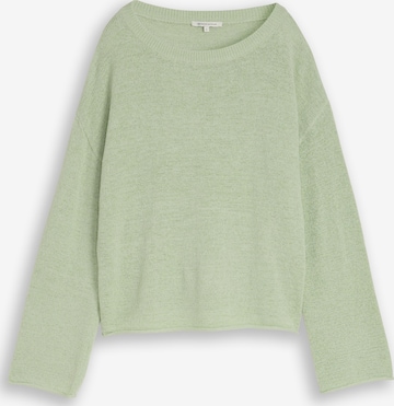 žalia TOM TAILOR DENIM Megztinis: priekis