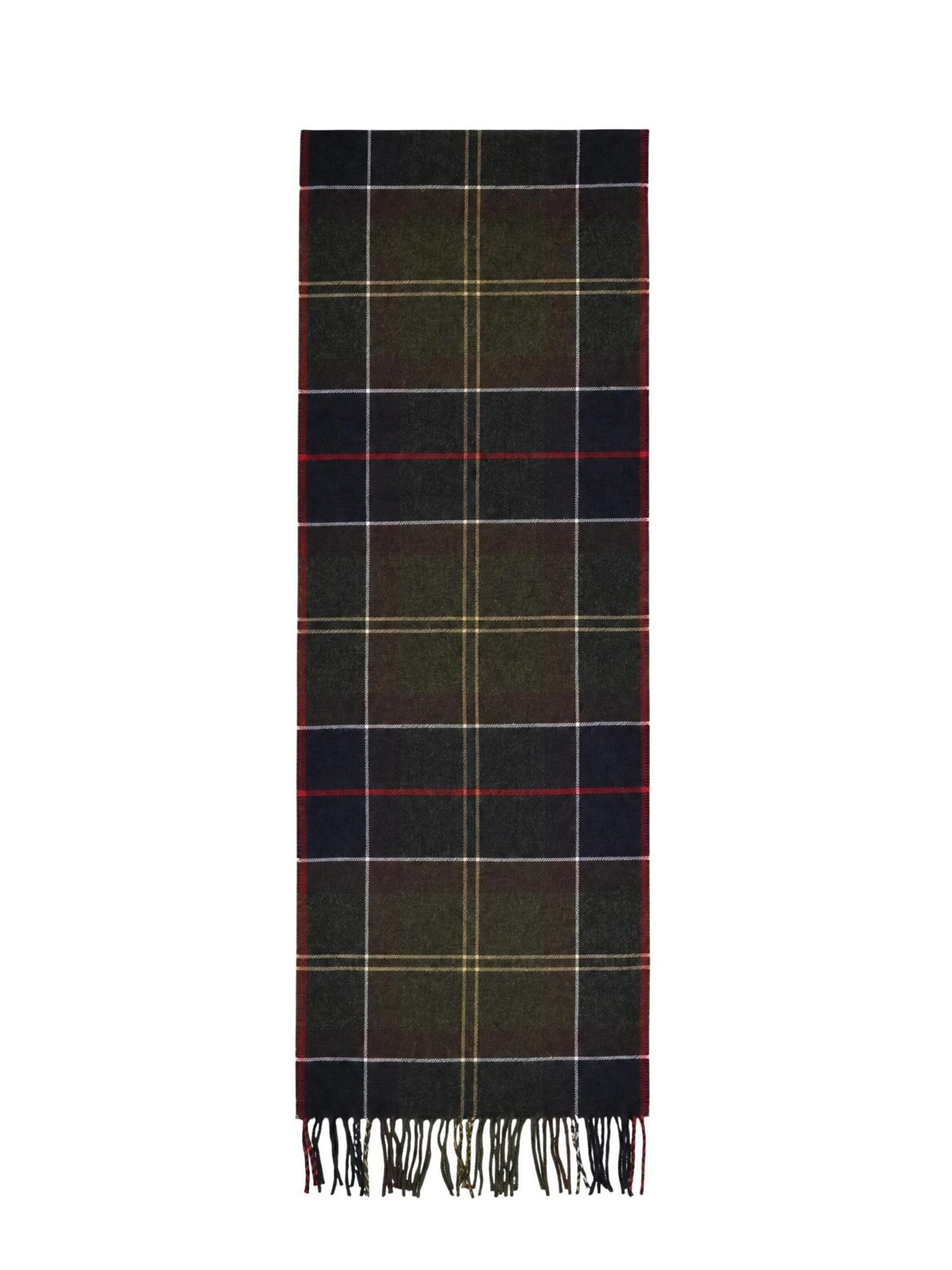 Barbour - Chal 'GALINGALE TARTAN SCARF 262MUSC0300' en verde: frente