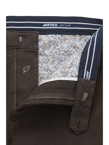 Regular Pantalon chino 'Bonn 2-3615' MEYER en marron