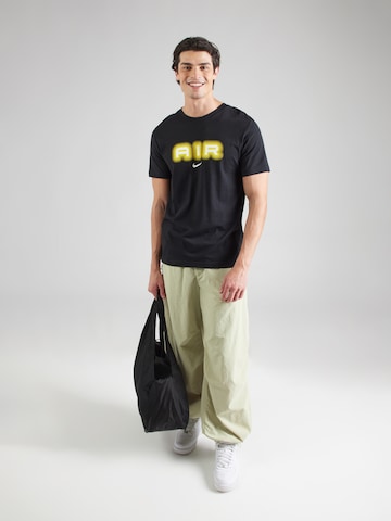 Nike Sportswear T-shirt 'AIR' i svart