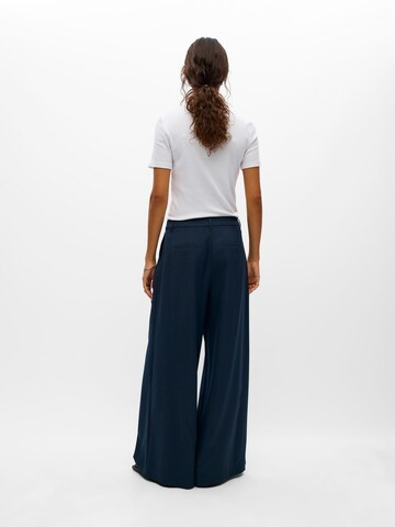 Wide Leg Pantalon à pince 'OBJGisla' OBJECT en bleu