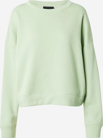 PIECES Sweatshirt 'CHILLI' in Groen: voorkant