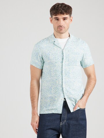 Coupe slim Chemise SCOTCH & SODA en vert : devant