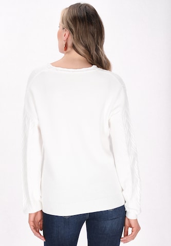 Pull-over 'Fashion Look' usha FESTIVAL en blanc