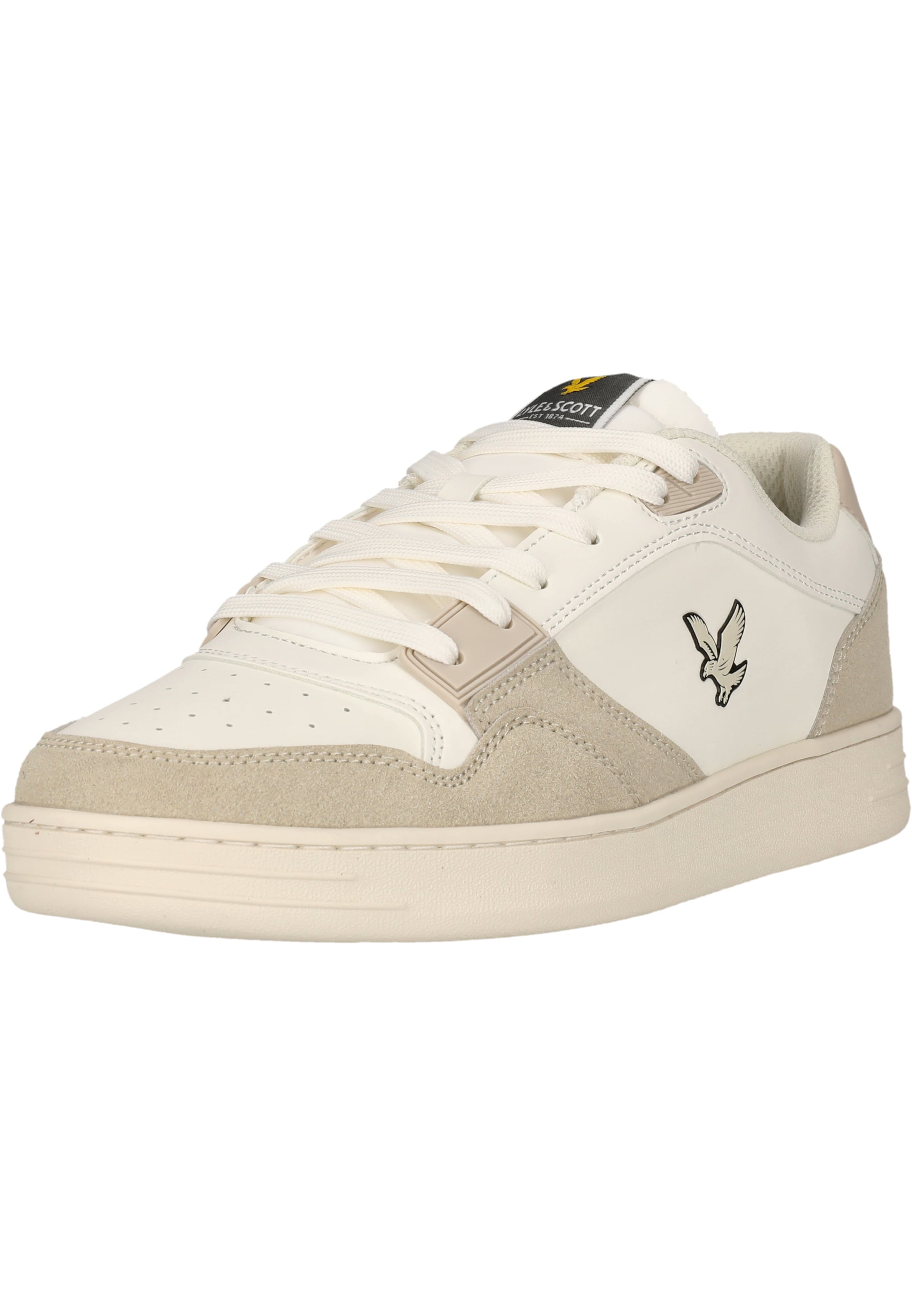Lyle & Scott Sneakers laag 'Callum' in Wit: voorkant