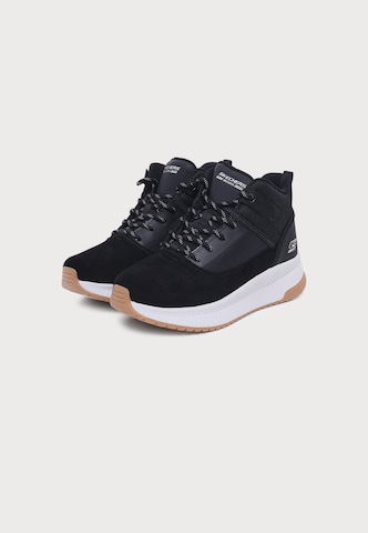 SKECHERS Šněrovací boty 'BOBS SQUAD 4 - URBAN RIDGE' – černá