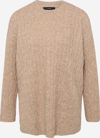 Vero Moda Petite Svetr 'VMELYA' – béžová: přední strana