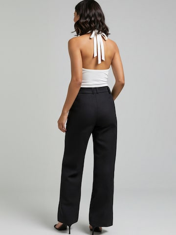 Trendyol Широкий Штаны в Черный