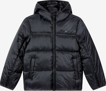 Champion Authentic Athletic Apparel Зимняя куртка в Черный: спереди