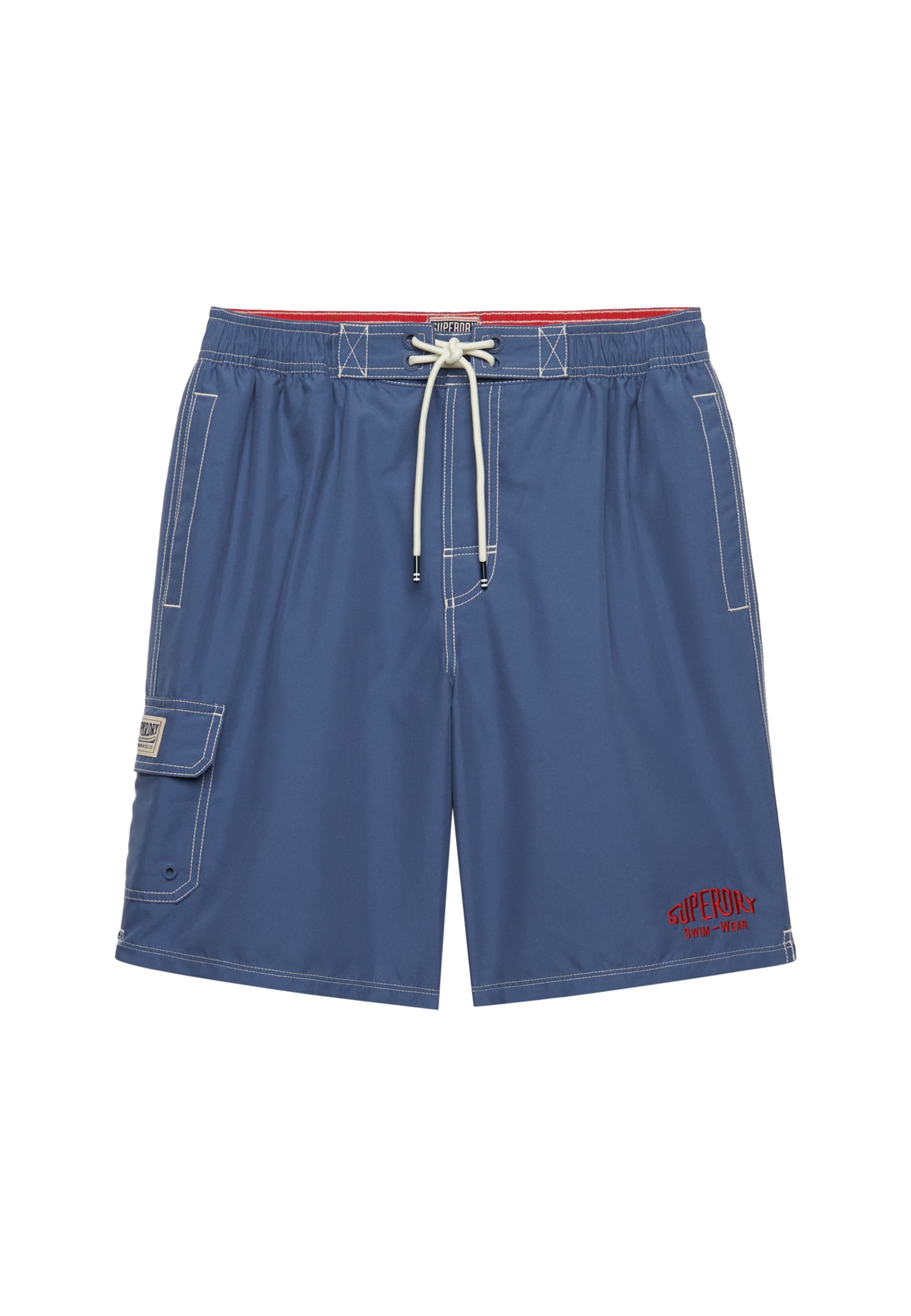 Shorts de bain Superdry & Co en bleu : devant
