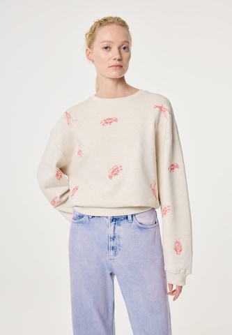 Fabienne Chapot Sweatshirt in Beige: Vorderseite
