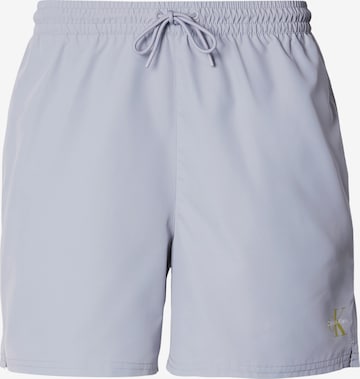 Calvin Klein Swimwear Hlače za k noši | siva barva: sprednja stran