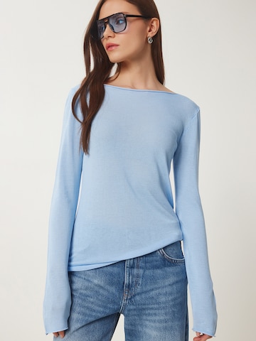 Maglietta di Happiness İstanbul in blu: frontale