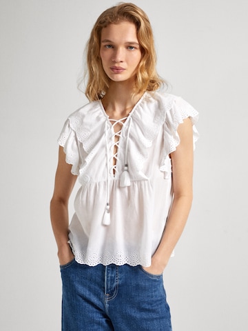 Pepe Jeans Bluse 'DOROTEA' in Weiß