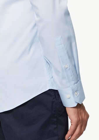 s.Oliver BLACK LABEL Slim fit Poslovna srajca | modra barva