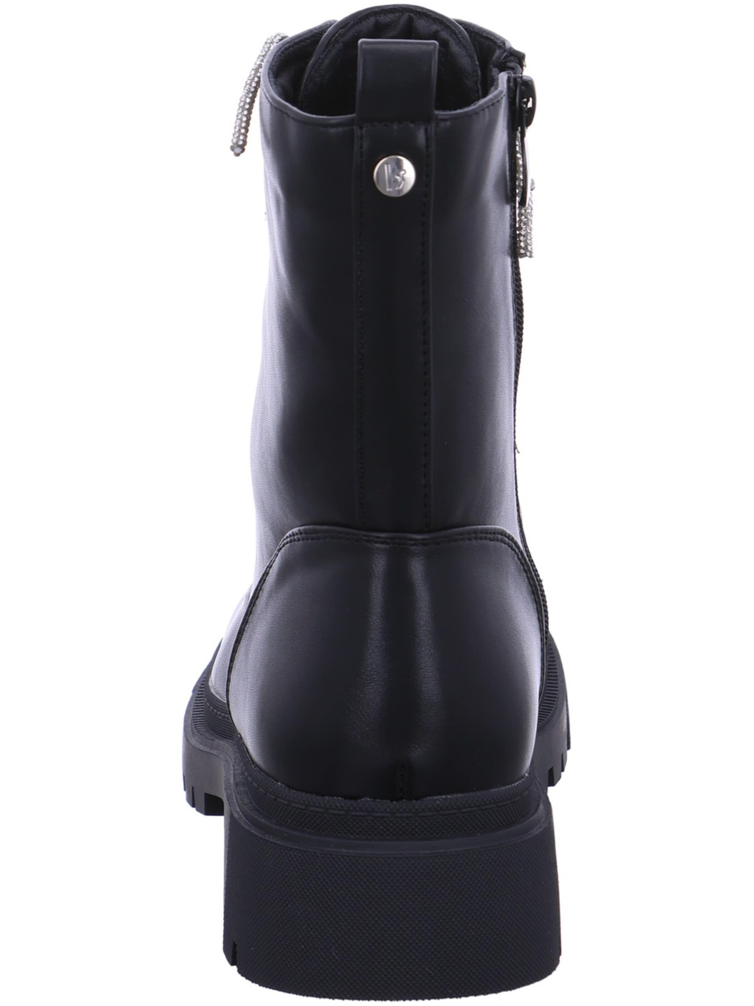 LA STRADA Booties 'La Strada Schnürstiefel Schwarz' in Black