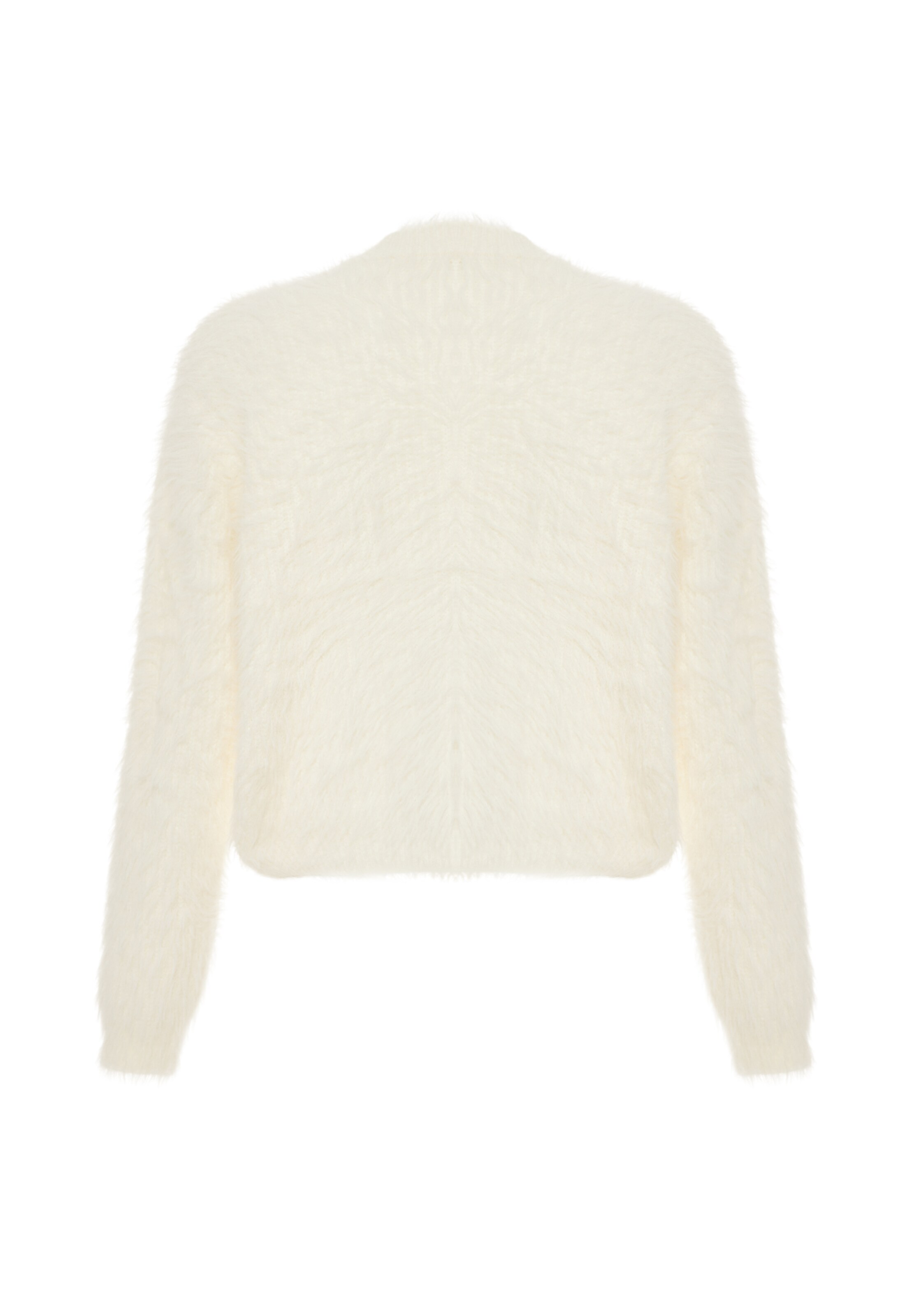 Cardigan caneva en blanc