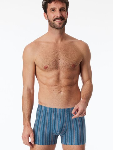 SCHIESSER - Calzoncillo boxer 'Essentials ' en azul: frente