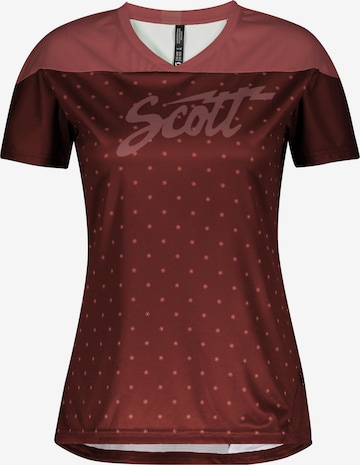 SCOTT Performance Shirt 'Trail Flow' in Red: front