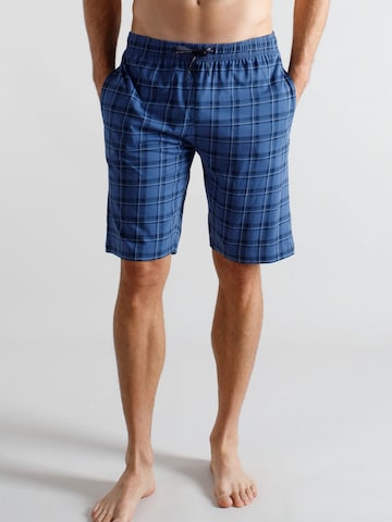 TOM TAILOR Pyžamové kalhoty – modrá: přední strana