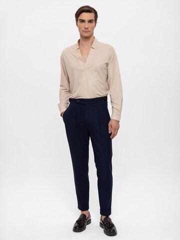 Coupe slim Pantalon Antioch en bleu