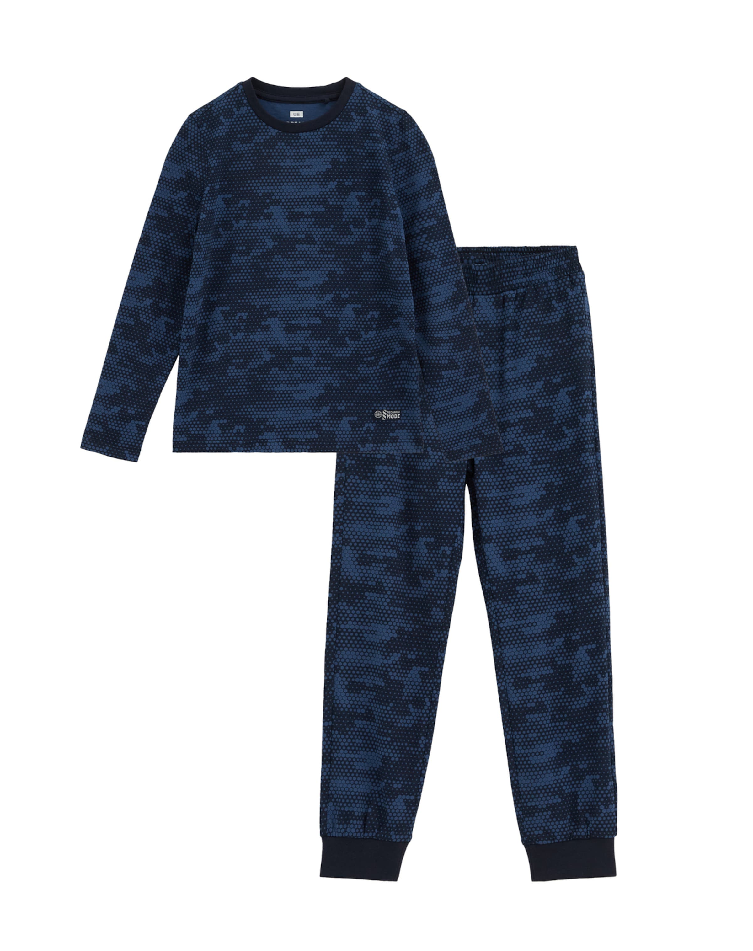 WE Fashion Schlafanzug in Blau: Vorderseite