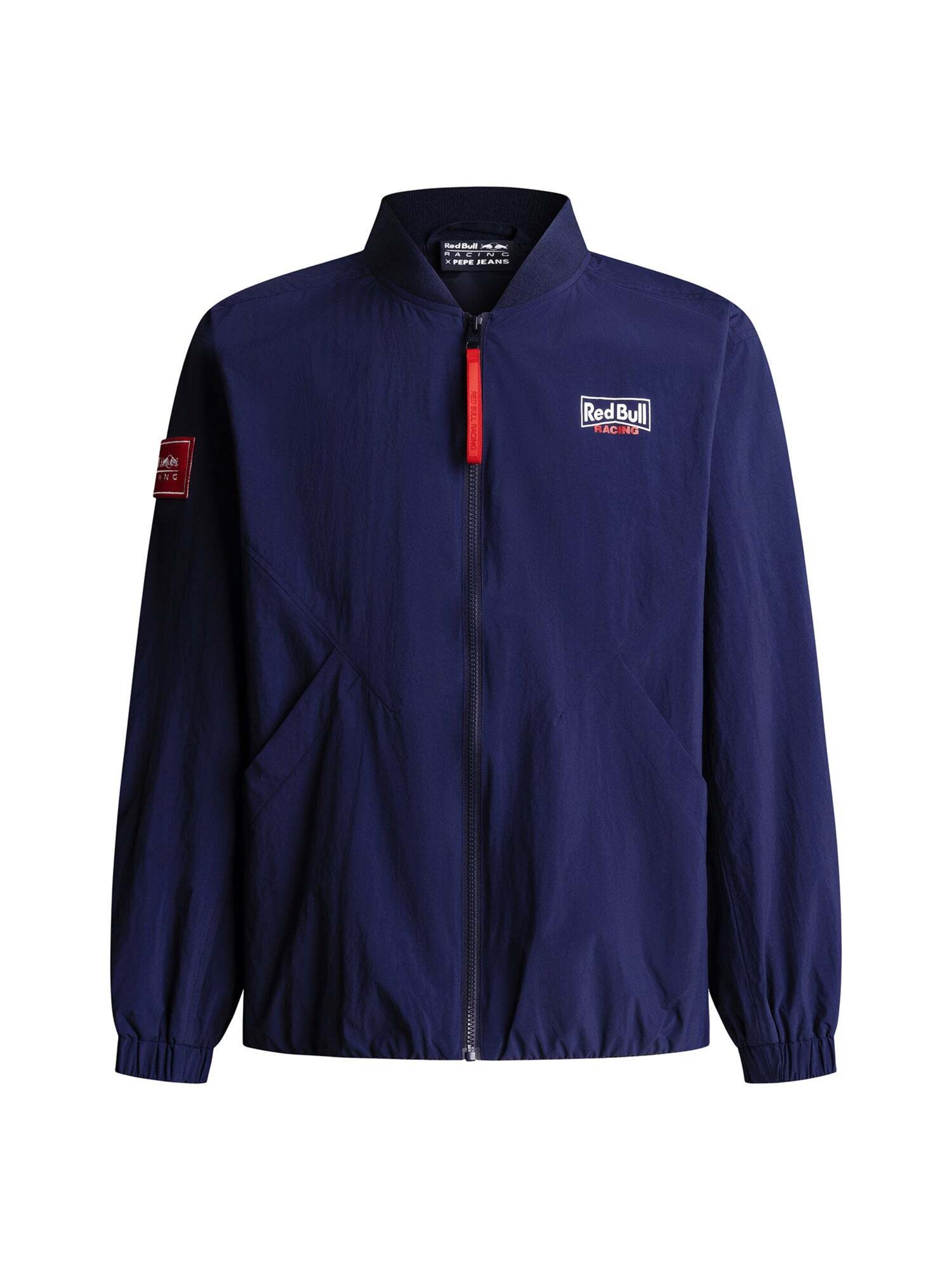 Red Bull Racing x Pepe Jeans Übergangsjacke in Blau: Vorderseite