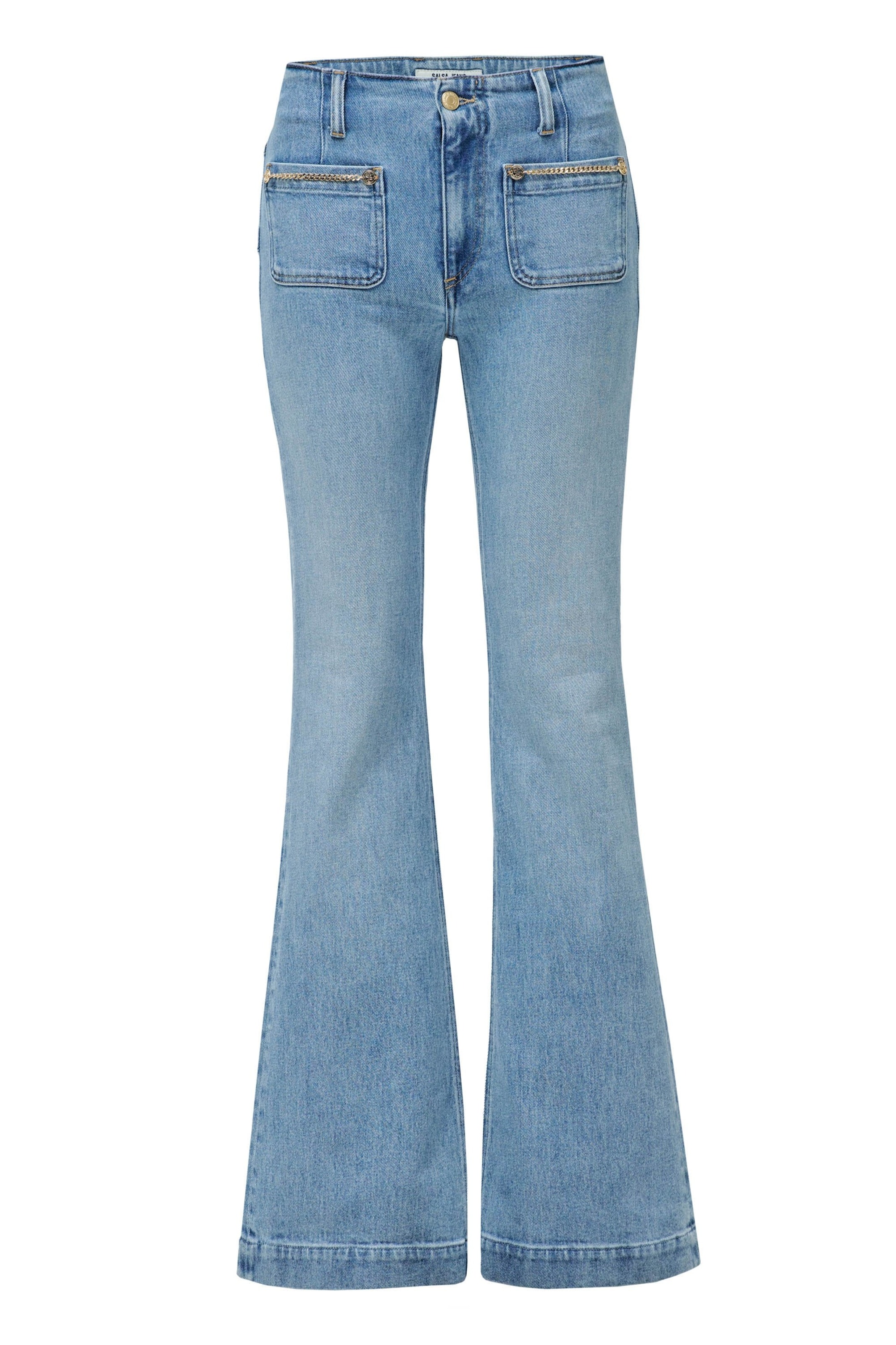 Salsa Jeans Flared Jeans 'Destiny' in Blau: Vorderseite