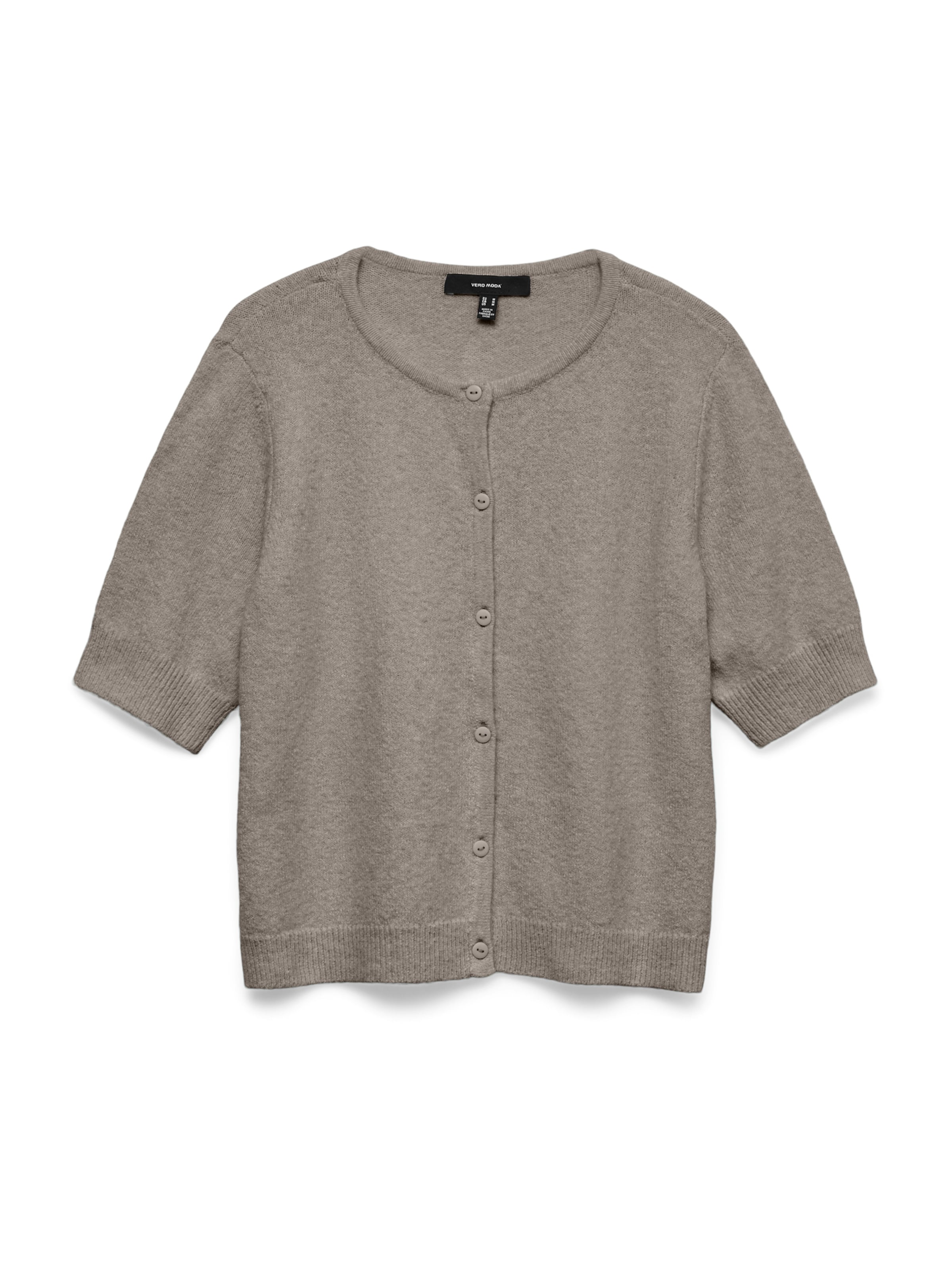 VERO MODA Knit Cardigan 'VMDoffy' in Grey: front