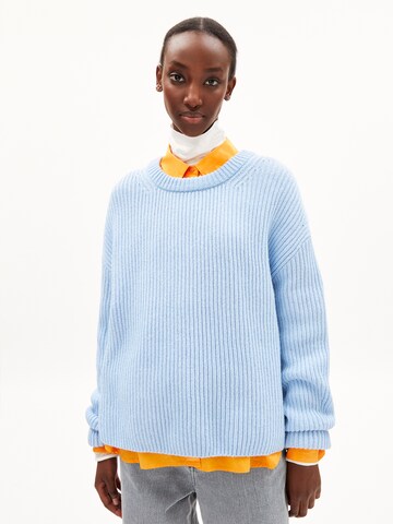 ARMEDANGELS Sweater 'Naaruko' in Blue: front