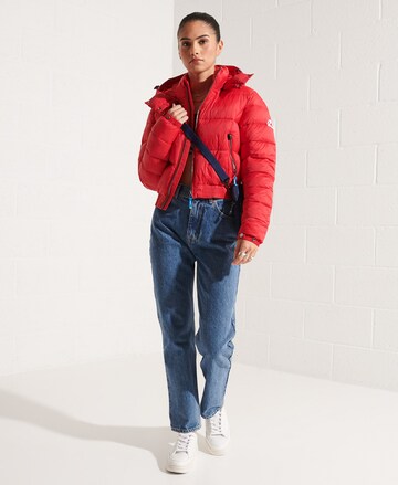 Superdry Between-Season Jacket 'Fuji' in Red