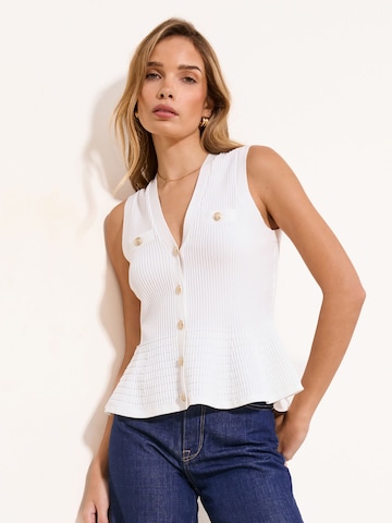 Lipsy Brezrokavnik | bela barva