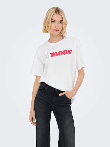 JDY Shirt 'JDYANEMONE' in White: front