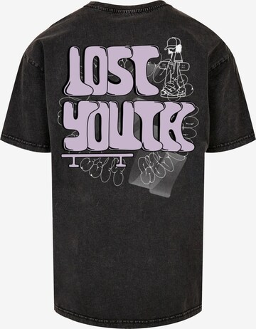 Lost Youth Shirt 'Skate' in Zwart