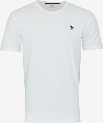 T-Shirt U.S. POLO ASSN. en blanc : devant