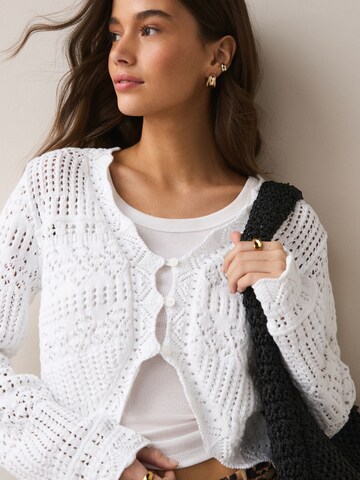 Next Strickjacke in Weiß